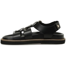 Resim Nine West Hermon 5fx Siyah Kadın Kalın Taban Sandalet 000000000101944629 Siyah 