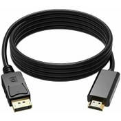 Resim Displayport To Hdmi Kablo Display Port Çevirici Dönüştürücü 1.8 M 