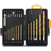 Resim Wezone 24 Parça Crv Materyal Matkap Ucu Seti - Tornavida, Kare, Üçgen, Çiçekli Ve İçbükey Uçlar İle Tam Donanım 