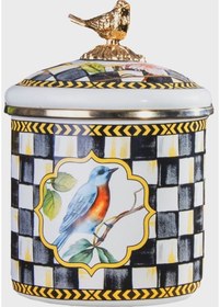 Resim Prdkvn-9381-2 Miss Betty 12 Cm Damalı Emaye Orta Boy Kavanoz 001 