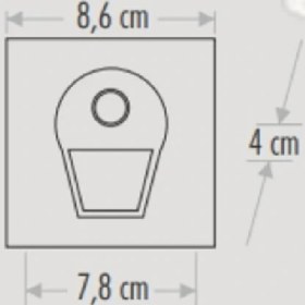 Resim Cata Ct-5170 Sensörlü Ledli Koridor Armatür Günışığı 1 Watt Modern Tasarım İç Mekan Aydınlatma 