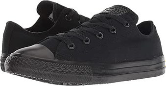 Resim Converse Chuck Taylor erkek spor ayakkabısı, Siyah/Siyah, 12 