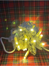 Resim OKYANUSAYD DIŞ MEKAN FİŞLİ 220V BEYAZ KABLO 10 METRE FULL ÇAKARLI GÜNIŞIĞI FLAŞLI EKLENEBİLİR LED YILBAŞI IŞIK 