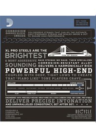 Resim D'addario Eps220 Bas Gitar Tel Seti. Xl. 40-95. Long Scale. Prost 