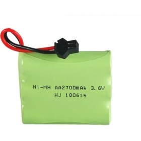Resim Varta 3.6V V Varta Pilli 2600 Mah Oyuncak Araba Bataryası Siyah Soketli 