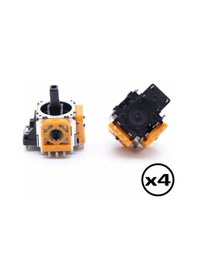 Resim Ps4 Analog Motoru Tüm Playstation 4 Kollarına Uyumlu Yedek Parça Turuncu Seri X4 Adet 