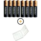 Resim Duracell 750 Mah Şarjlı Aaa Ince Kalem Pil 8'li Pil Kutusu 