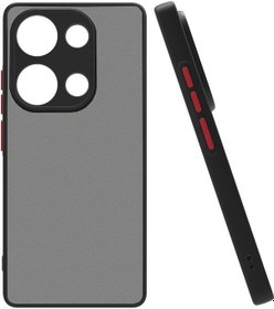 Resim Redmi Note 13 Pro 5g Uyumlu Kılıf Zore Hux Kapak-siyah Siyah 