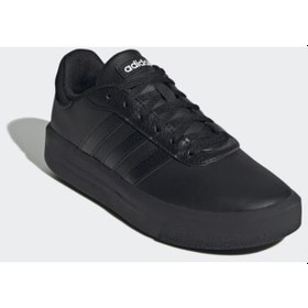 Resim Adidas Court Platform Kadın Siyah Spor Ayakkabı Gv8995 Siyah 
