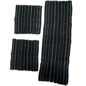 Resim Oto Koltuk Serme Kilim 3 Lü Takım Siyah 