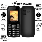Resim UZ Mobile - Yerli Üretim Tuşlu Cep Telefonu (Uz Türkiye Garantili) 