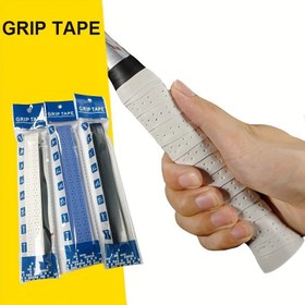 Resim 1 adet Tenis, Badminton ve Pickleball için Süper Emici Kaymaz Raketi Tutma Yeri - Sahada Tutuş ve Kontrolünüzü Artırın 