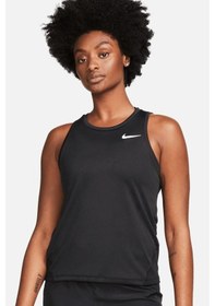 Resim Nike Running Miler Run Training Tank Top Antreman Koşu Atleti Siyah 