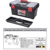 Resim AutoCet 22 inç SUPER-BAG Boş Takım Çantası (Malzeme kutusu ) 