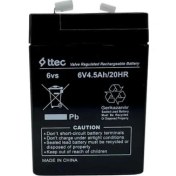 Resim Ttec 6V 4.5AH Yangın Alarm Paneli Aküsü 
