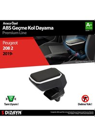 Resim S-dizayn Peugeot 208 2 Kol Dayama Kolçak Geçmeli Abs Gri 2019 Üzeri A+kalite 