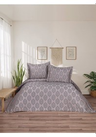 Resim Angel 3 Parça Gri Çift Kişilik Pike Takımı 240 X 260 Cm Gri 