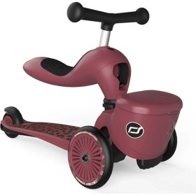Resim Tech Butiq & Ride Highwaykick 1 Lifestyle Kickboard, Oturaklı ve Saklama Kutulu Çocuk Scooter'ı, 2'si 1 Arada Tekerlek, 1 2 Yaşından Itibaren Gidon, Yüksekliği Ayarlanabilir, Aletsiz, Wildcat 
