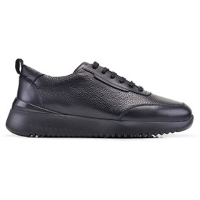 Resim Nevzat Onay Siyah Bağcıklı Sneaker Erkek Ayakkabı -12416- 
