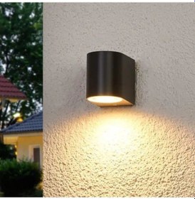 Resim 10 Adet 7 Watt Gün Işığı Ledli Tek Yönlü Iç Ve Dış Mekan Aplik Siyah 