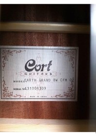 Resim Cort Earthgrand Bw Cfm Elektro Akustik Gitar Orta/profesyonel Se 