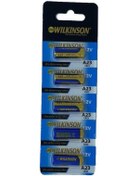 Resim WILKINSON 23A V23GA MN21 12V Alkalin Pil Kepenk Anahtar Pili Beşli Paket 