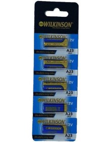 Resim WILKINSON 23A V23GA MN21 12V Alkalin Pil Kepenk Anahtar Pili Beşli Paket 