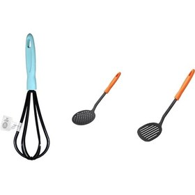 Resim Gondol 3’lü Set Kevgir, ,süzgeçli Kevgir 