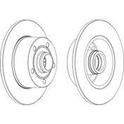 Resim FERODO DDF830C-1 FREN DİSKİ ARKA ADET A4 95-01 