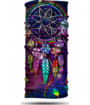 Altın Yaprak Desenli Motosiklet Bandana Boyunluk Outdoor Balaklav