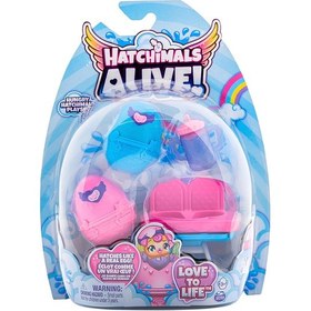 Resim Hatchimals Alive Mama Sandalyesi Pembe Şeffaf Biberon 