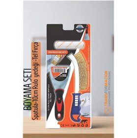 Resim Store Winwinstore Boyama Seti - Spatula-10cm Rulo yedeği -Tel Fırça 