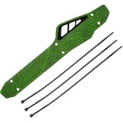 Resim Pengfu Shop Yeşil Stil Pp Bisiklet Zinciri Koruma Kapağı Mtb Yol Bisiklet Zinciri Koruma Koruma Koruma Koruma Koruma Koruma Koruması Sticker 3 Montaj Kayışı Bisiklet Çerçevesi Gönderilen Koruyucu (Yurt Dışından) 