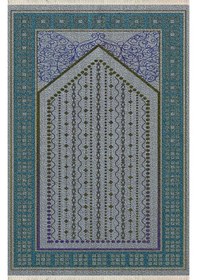 Resim Dijital Baskılı, Yıkanabilir, Yumuşak Dokulu Çocuk Ve Yetişkin Seccade S-dot-sn-062 Yeşil 