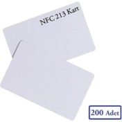 Resim Dijital Kartvizit İçin Nfc 213 Kart Ntag213 144Byte Kapasite 200 Adet 
