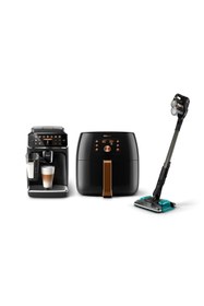 Resim Philips Çeyiz Seti ( Xc8349/01 Dikey Süpürge, Ep4341/50 Espresso Makinesi, Hd9867/90 Airfryer ) 