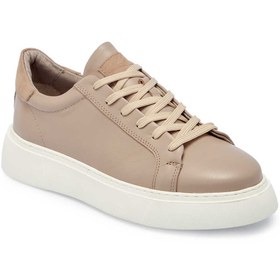 Resim Tergan Vizon Hakiki Deri Erkek Sneaker - E24I1AY56603-A44 