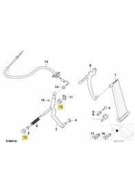 Resim Bmw Gaz Pedalı Kelebek Kumandası Yatak Burcu 35411119016 . 7 Adet 