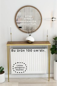 Resim TALAŞTOZUM Gold Atlantik Çam Petek Üstü Raf Dresuar 100cm (90 Cm Petege Uygundur) 
