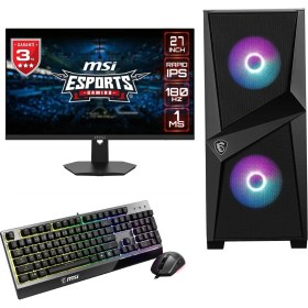 Resim MSI Gaming Pc Ddr5 – 27”180HZ 1 Ms – Intel Core I5 14400F – 32GB Ddr5 Ram – Rtx 4060 8gb – 1 Tb M.2 SSD – Windows 11 Pro 