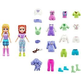 Resim Polly Pocket ve Arkadaşları Farklı Moda Aksesuarları Oyun Setleri JCB23 