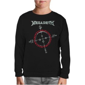 Resim Megadeth - Cryptic Writings Siyah Çocuk Sweatshirt Siyah 