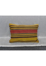 Resim Zehra Abla Halı Yeni El Dokuma Dekoratif Kilim Kırlent Yastık Kılıfı 6661 Çok Renkli 