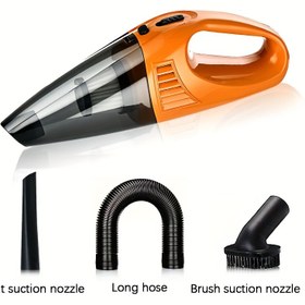 Resim Taşınabilir El Aleti Araba Emme Püskürtme, Mini Otomobil Toz Toplayıcı, Islak/Kuru Kullanım, 200W Yüksek Güç, 75dB Düşük Gürültü, 3KPa Güçlü Emme, Kumaş Filtre ile, Tek Tıklama Toz Alma, 0.4L Toz Kupa, 5m Kablo, ABS Reçine Gövde, Arabalar, RV'ler, Evler için, Bataryasız 
