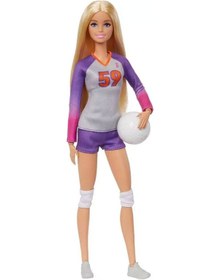 Resim Barbie Sporcu Voleybolcu Bebek HKT71 