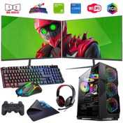 Resim ROGAME I5 13400f 16gb Ddr4 480ssd 4gb Gtx1650 Çift 24" Monitörlü Oyun Bilgisayarı (GAMİNG SET) 