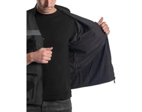 Resim Şensel, Reflektörlü Çok Cepli Yelek, Gri-Siyah -118E1537- 