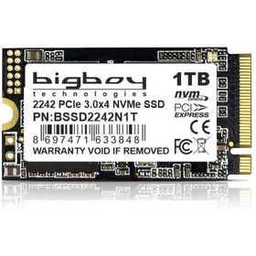 Resim BIGBOY Bigboy 256GB 22x42mm PCIe 3.0 x4 M.2 NVMe Notebook SSD 