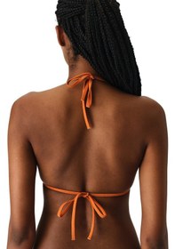 Resim Penti Turuncu Dorothy Üçgen Cup Bikini Üstü 