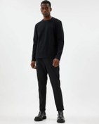 Resim Koton Erkek Sweatshirt Siyah 5wam70065mk 25ky59001710 Y5901 Siyah 